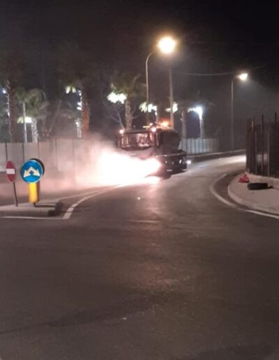 Pulizia notturna strade