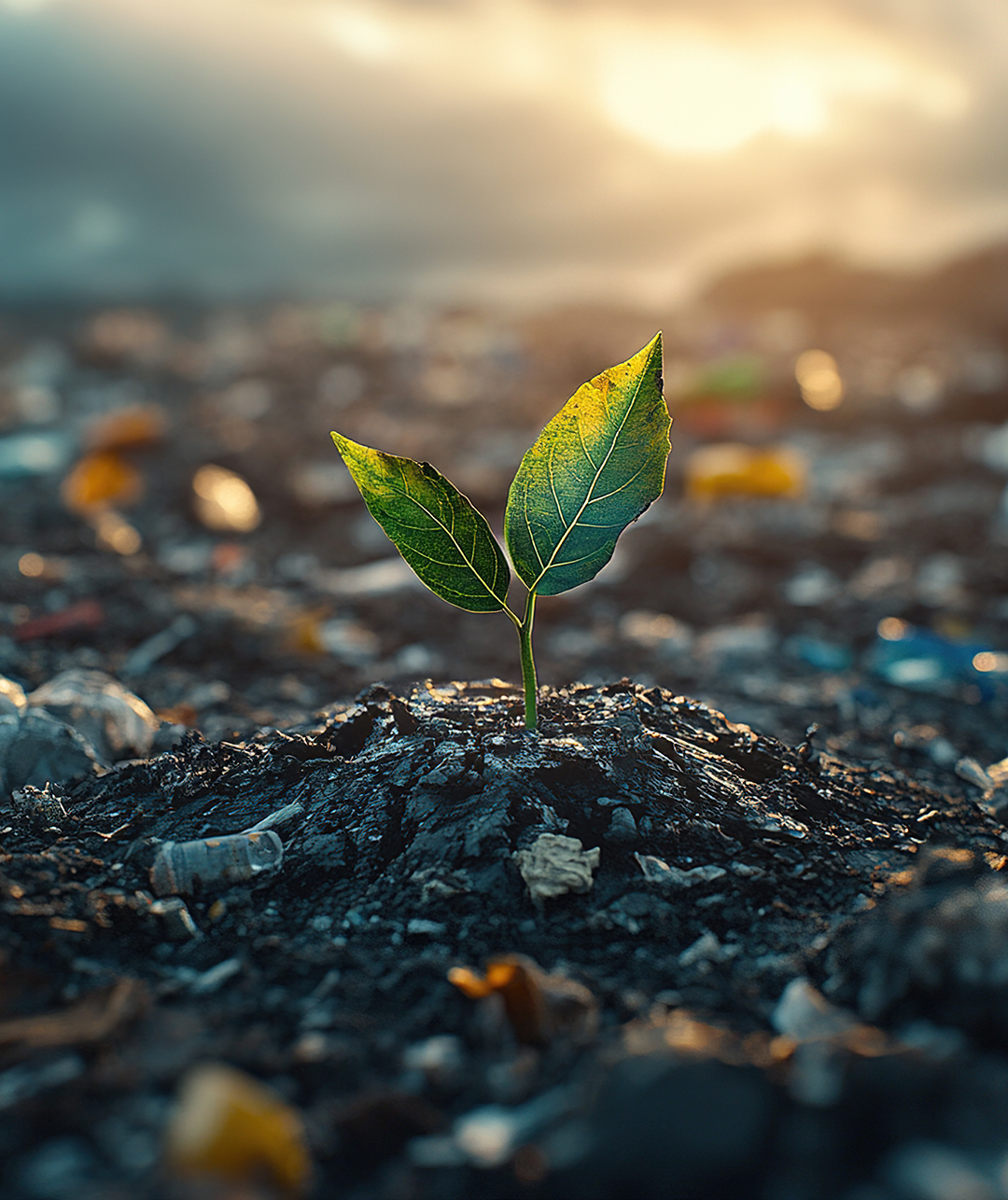 New life emerges from pollution